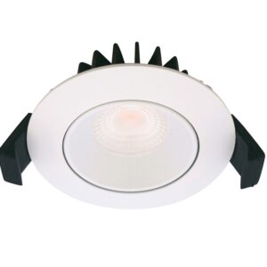 LED Downlight 5W, indbygning, mat hvid