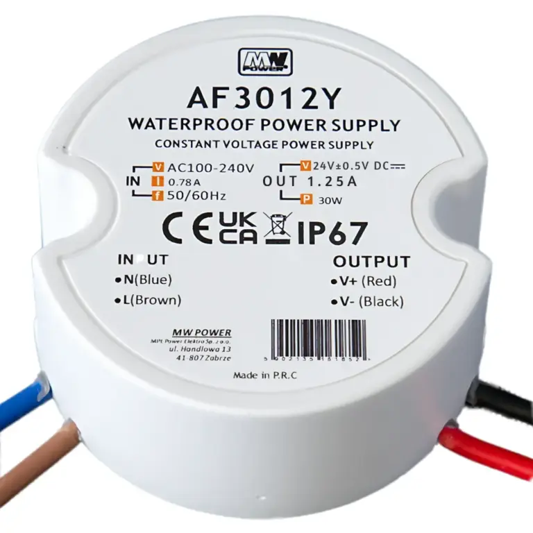 LED Driver 24V - 30W - 1.25A - Udendørs Transformer - IP67