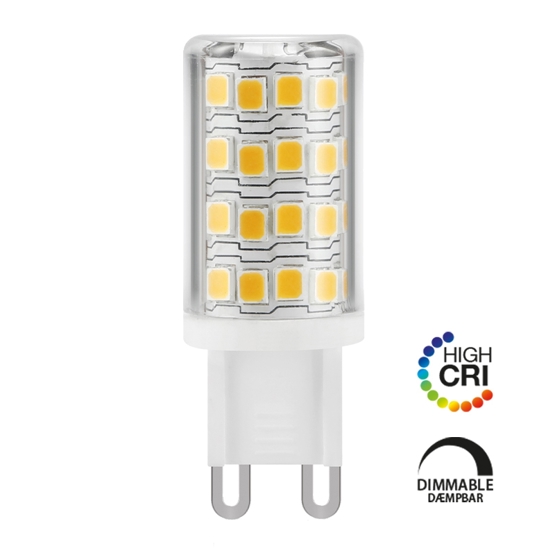 LED G9 4,1W 2700K, dæmpbar