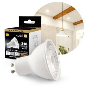 LED GU10 - 3W - 4000K - 290 lm - Ikke Dæmpbar