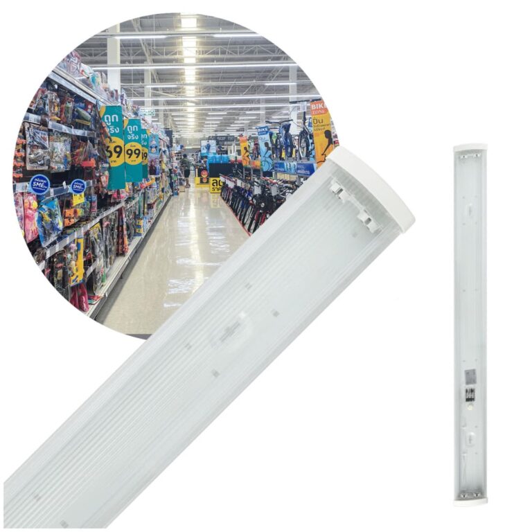 LED Lysstofrørs Armatur - 120cm - T8 rør - Dobbelt LED Rør - DELFIA