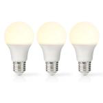 LED Pære E27 | A60 | 11 W | 105 lm | 2700 K | Varm Hvid | 3 stk.