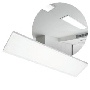 LED Panel 30x120 - 4000K - 3960lm - 36W - BRISBANE - Indbygget Ramme - Hvid