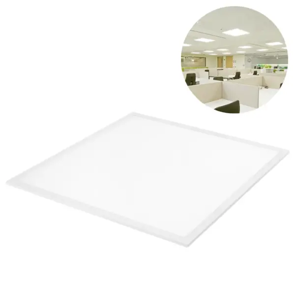 LED Panel 60x60 - 3000K - 4500lm - 25W - SHINE - UGR19 - Hvid