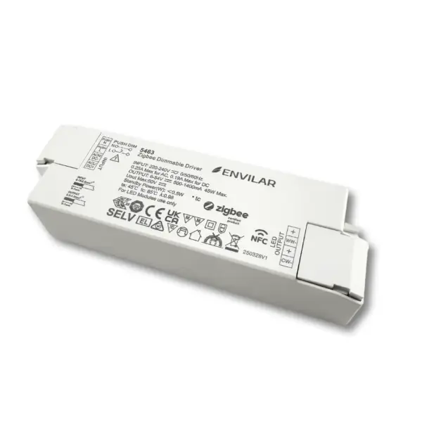 LED Panel Driver - 45W - Til CCT - Zigbee - NFC Dæmpbar driver