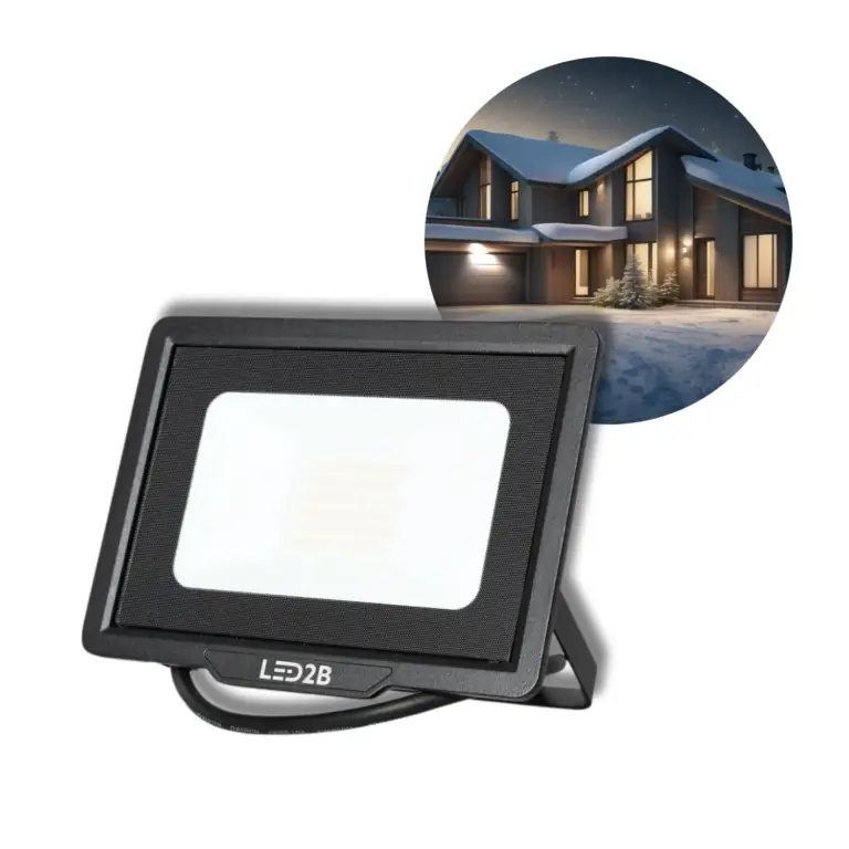 LED Projektør - 4000K - 2550lm - 30W - IP65 - LED2B MH - Sort