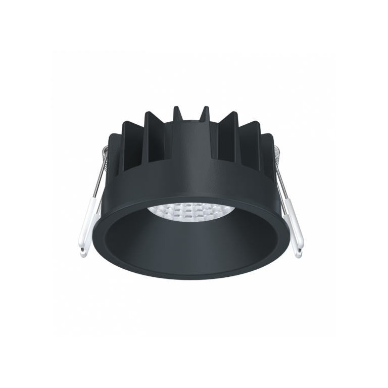 LED Spot - ISO Lavprofil - Sunfall 2500-3000K - Sort - 7W