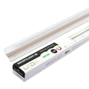 LED Troldtekt Skinne 90 cm - 27W, Akustilight, Planforsænket, 24V