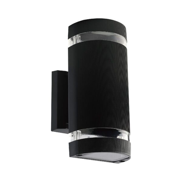 LED Væglampe Sort E27 IP44