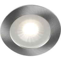 LED downlight 1202, 12V, 4,3W, 300 lm, 3000K, 70 mm, brstet stl