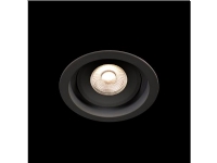 LED-downlight Level Quick ISO Sort 3000K, 520 lm, Ra>90, 3SDCM, 36°, 6W, IP44. Fasedæmpbar driver inkluderet.