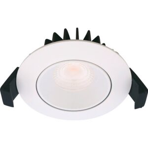 LED downlight tilt, indbygning mat hvid