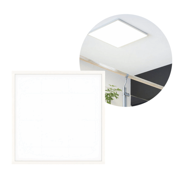 LED panel 60x60 - 4000K - 3570lm - 34W - LIFE - Hvid