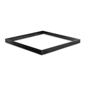 LED panel - påbygning ramme, 60x60 sort