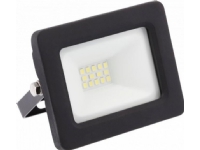 LED-projektør 10W, 800lm IP65, 120, 4000K, sort GT-GCX10W-40