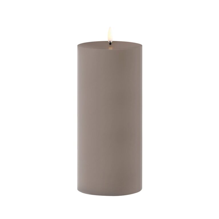 LED-udendørs bloklys, 20 cm, sandsten – Uyuni Lighting - Terrasse - Plastik
