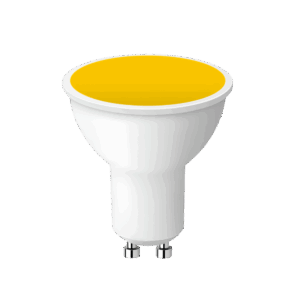 LEDlife 5W Gul LED spot - 230V, GU10