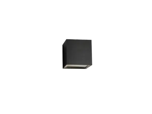 LIGHT-POINT - Cube LED Udendørs Væglampe 3000K Up/Down Sort
