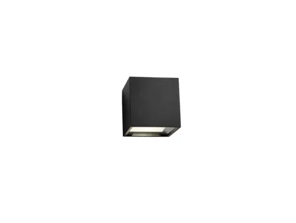 LIGHT-POINT - Cube LED Udendørs Væglampe XL 3000K Up/Down Sort