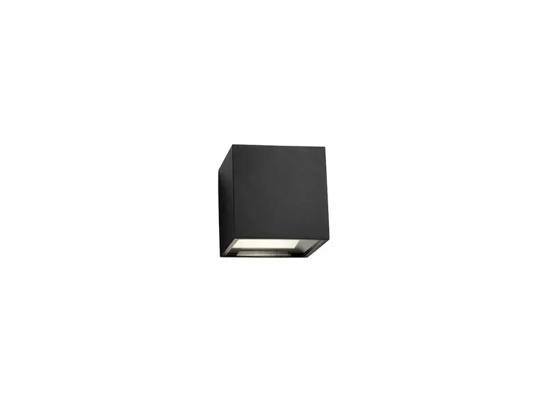 LIGHT-POINT - Cube LED-udendørs væglampe XL, sort, op/ned