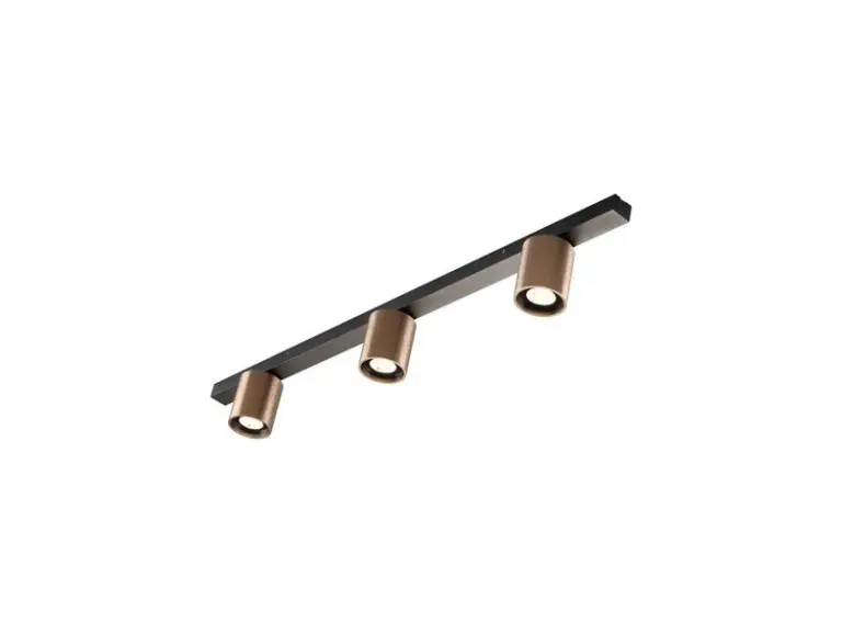 LIGHT-POINT - Focus Mini LED-loftlampe L70, bronze, 3 lyskilder