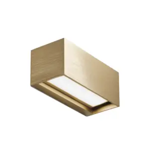 LIGHT-POINT - Linea W1 LED-væglampe messing 15 cm, CCT, IP54