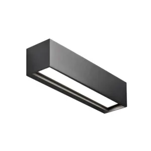 LIGHT-POINT - Linea W2 LED-væglampe sort 30 cm, CCT, IP54