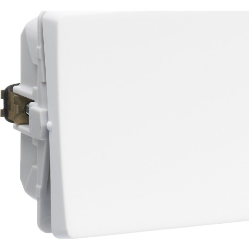 LK Fuga 1 polet afbryder, 1 modul, hvid