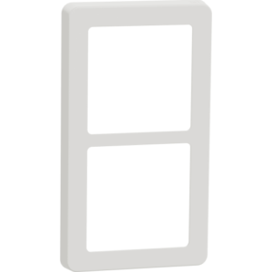 LK Fuga Base 63 ramme, 2x1 modul, hvid