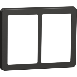 LK Fuga Base 63 ramme, 2x1,5 modul, koksgrå