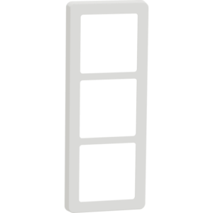 LK Fuga Base 63 ramme, 3 modul, hvid