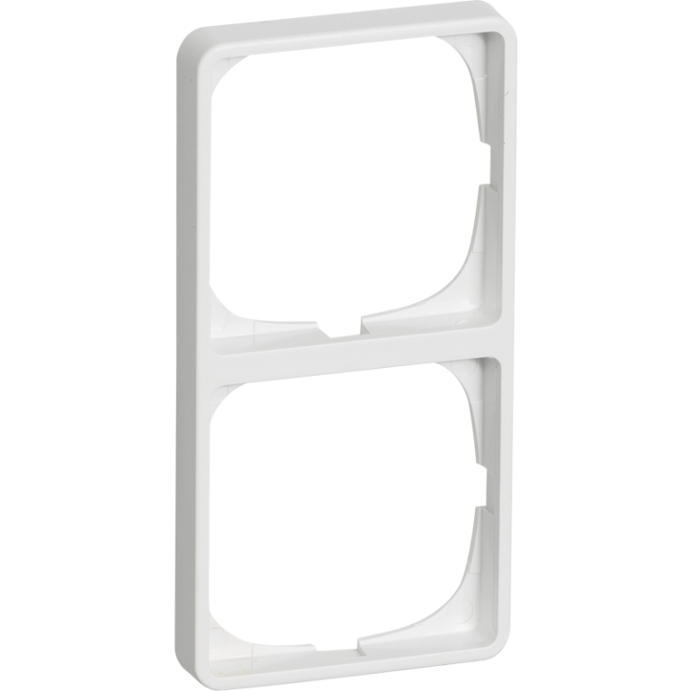 LK Fuga Baseline 50 ramme, 2x1 modul, hvid