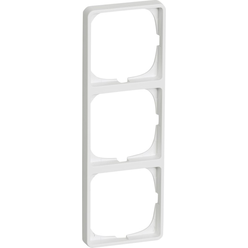 LK Fuga Baseline 50 ramme, 3 modul, hvid
