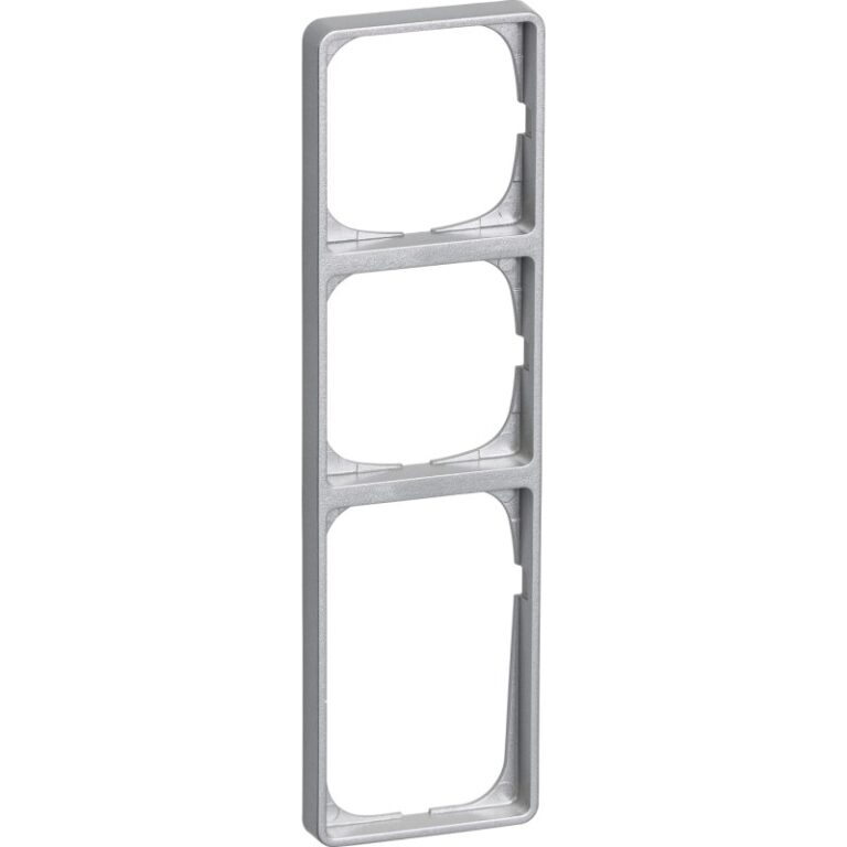 LK Fuga Baseline 50 ramme, 3,5 modul, metallic