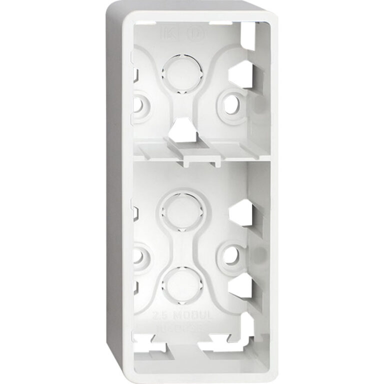 LK Fuga Baseline 50 underlag, 2,5 modul, hvid