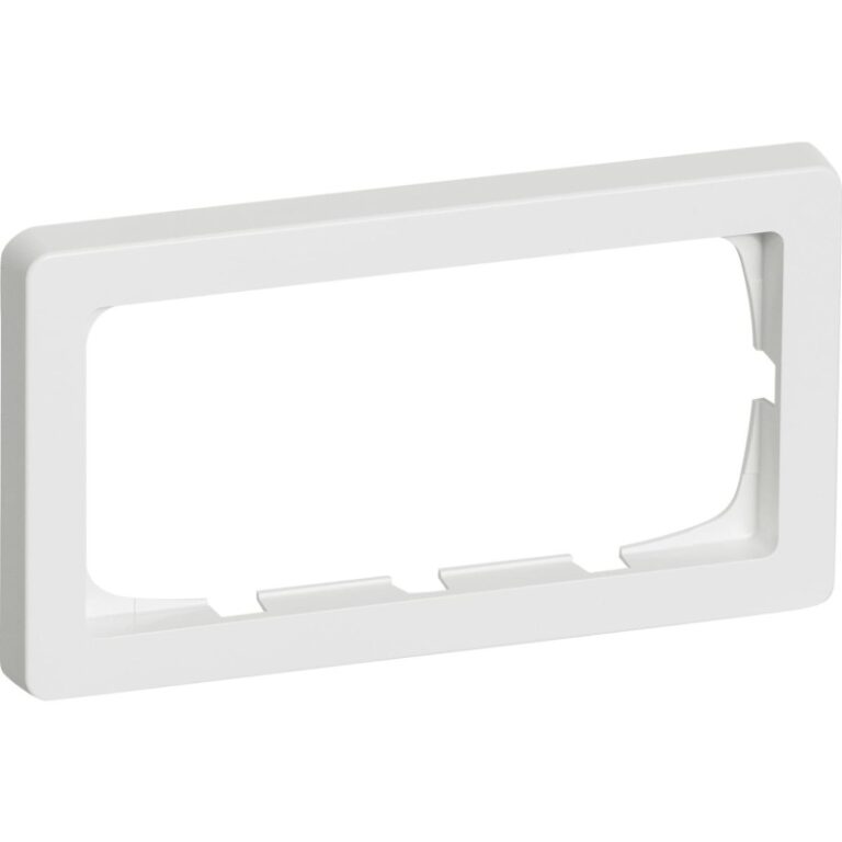 LK Fuga Baseline 63 ramme, 2 modul, vandret, hvid