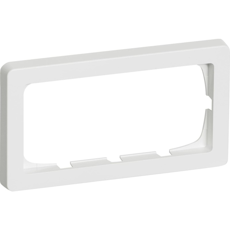 LK Fuga Baseline 63 ramme, 2 modul, vandret, hvid