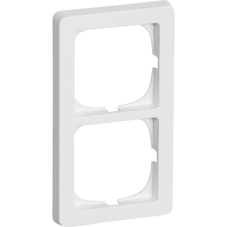 LK Fuga Baseline 63 ramme, 2x1 modul, hvid