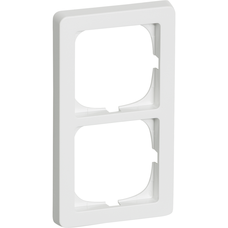 LK Fuga Baseline 63 ramme, 2x1 modul, hvid