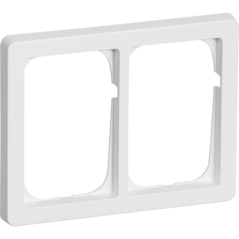 LK Fuga Baseline 63 ramme, 2x1,5 modul, vandret, hvid