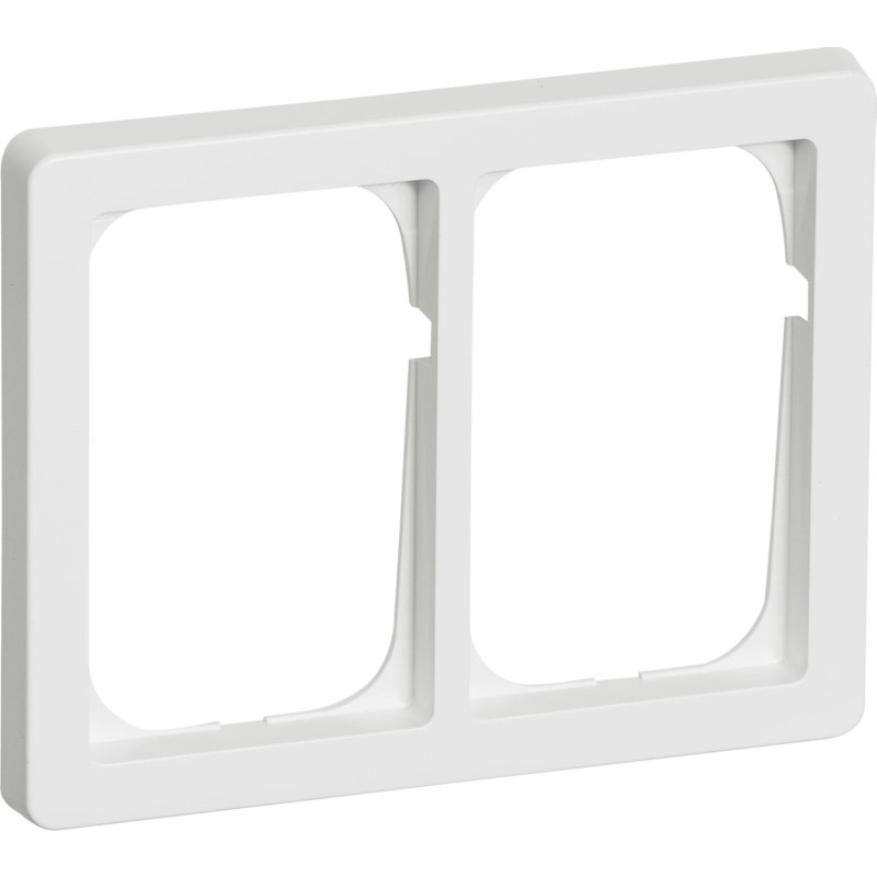 LK Fuga Baseline 63 ramme, 2x1,5 modul, vandret, hvid
