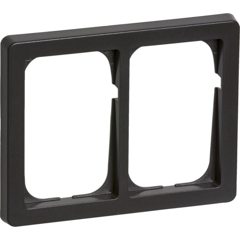 LK Fuga Baseline 63 ramme, 2x1,5 modul, vandret, koksgrå