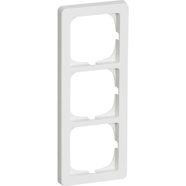 LK Fuga Baseline 63 ramme, 3 modul, hvid