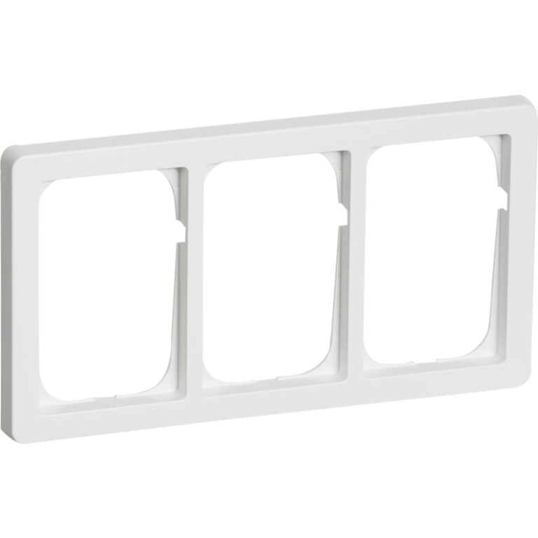 LK Fuga Baseline 63 ramme, 3x1,5 modul, vandret, hvid