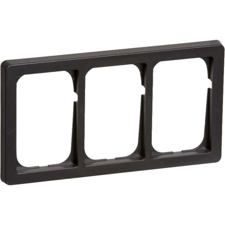 LK Fuga Baseline 63 ramme, 3x1,5 modul, vandret, koksgrå