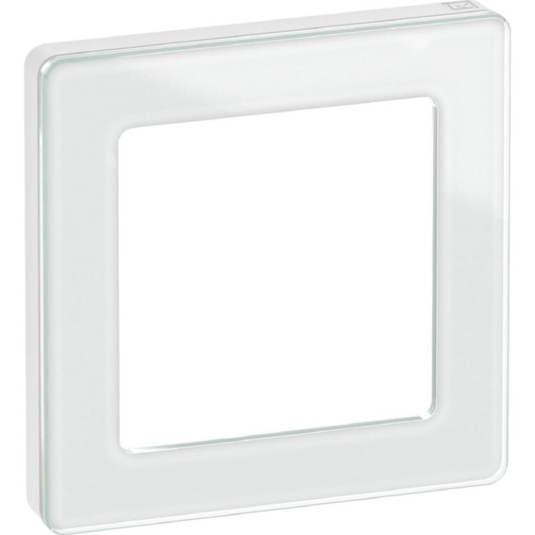 LK Fuga Pure 66 designramme, 1 modul, hvid