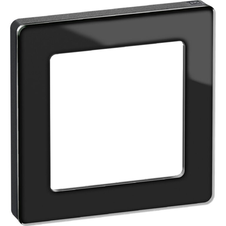 LK Fuga Pure 66 designramme, 1 modul, sort