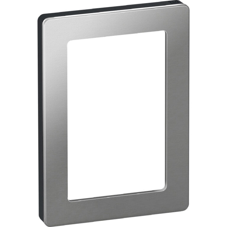 LK Fuga Pure 66 designramme, 1,5 modul, stål
