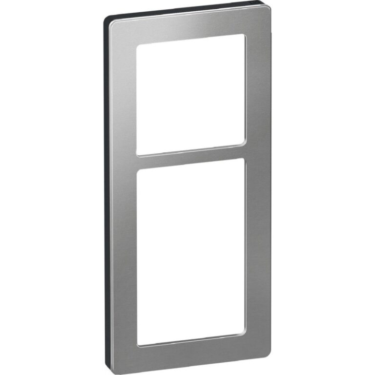 LK Fuga Pure 66 designramme, 2,5 modul, stål