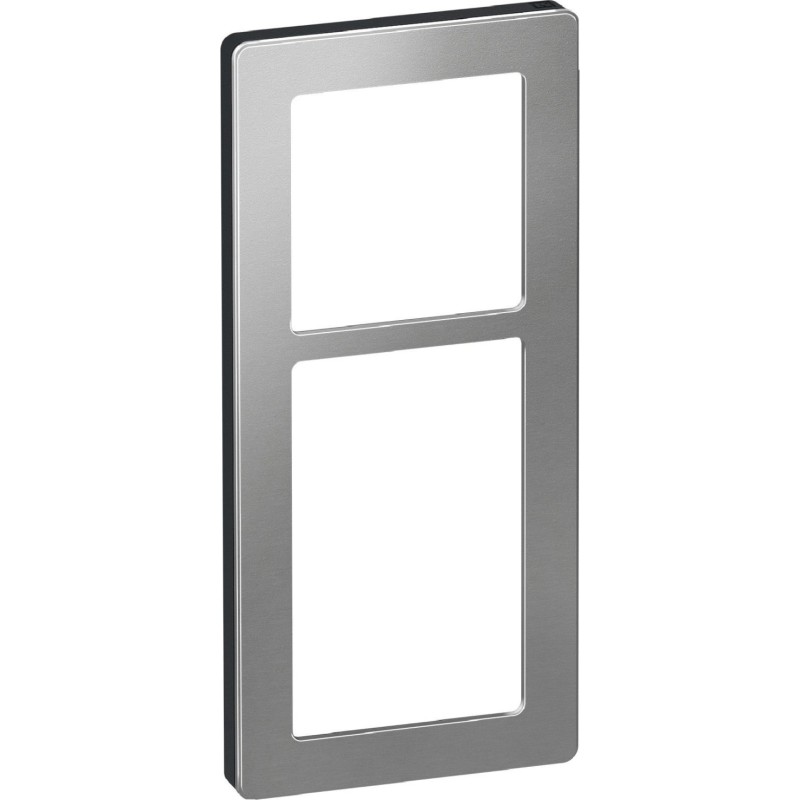 LK Fuga Pure 66 designramme, 2,5 modul, stål